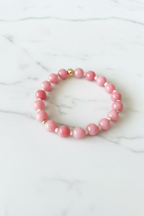 Pink Beaded Bracelet