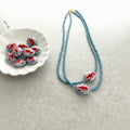 Ceramic Lobster Beaded Necklace