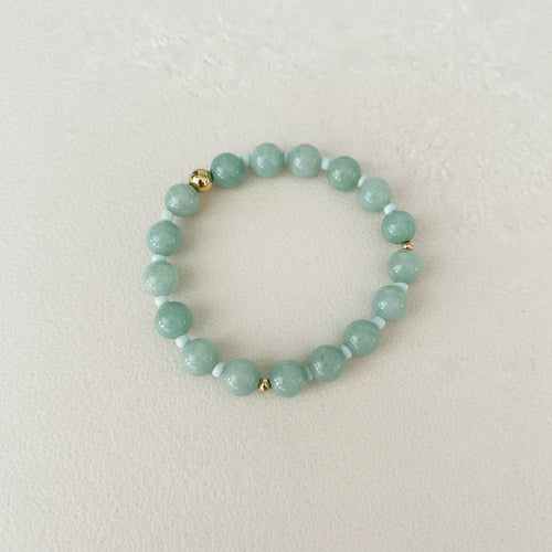 Mint Green Beaded Bracelet