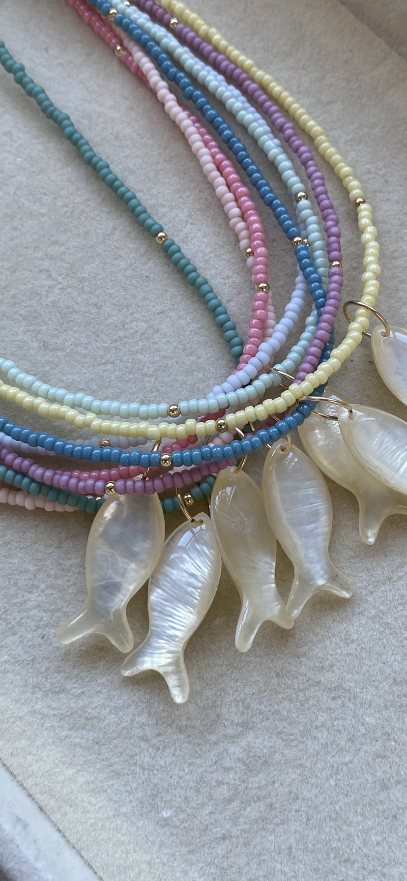 Miyuki Fish Necklace