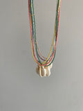 Cowrie Shell Miyuki Bead Necklace