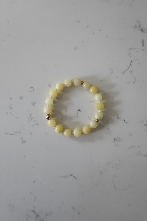 Lemon Beaded Bracelet
